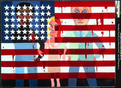 Adrienne Rich on Faith Ringgold  The American People Series  18  The Flag Is Bleeding