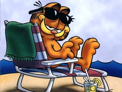 [Wallpaper - Garfield At The Beach.jpg]