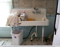 Kitchen sink in a Victorian home, Hopkinsville, KY