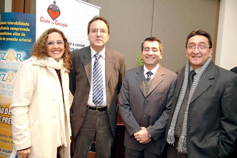 Dra Carla, Dr. Silvio, Dr. Aziz e Dr. Carlos