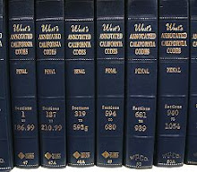 Volumes of the Thomson West annotated version of the California Penal Code, the codification of cri