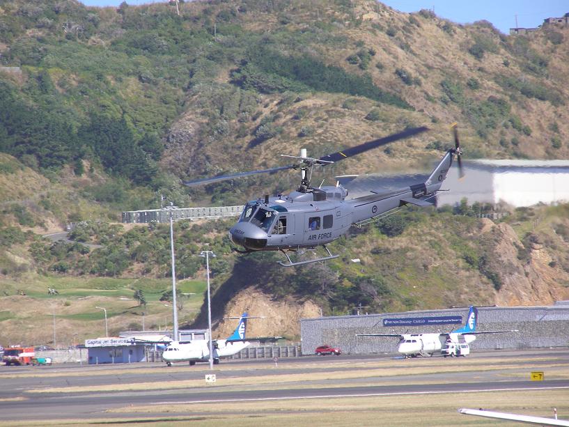 RNZAF Iroquois helicopter