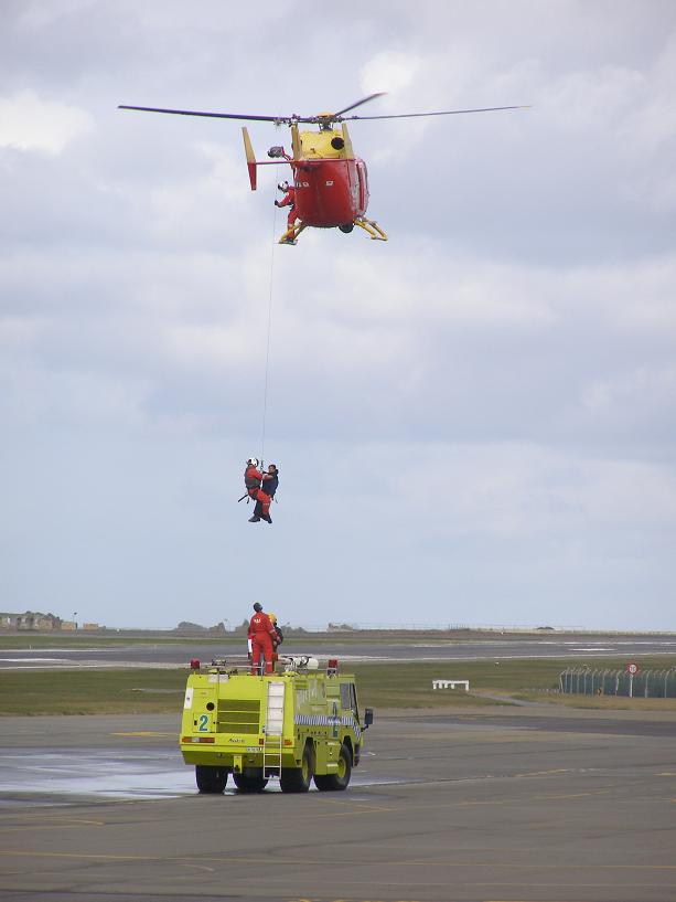 Helicopter winching
