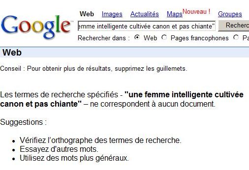 Femme Google L'1so- Où Ai-Je La Tête ?