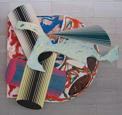 [400px-La_scienza_della_laziness_(The_Science_of_Laziness)_by_Frank_Stella,_1984,_oil,_enamel_and_alkyd_paint_on_canvas,_etched_magnesium,_aluminum_and_fiberglass,_National_Gallery_of_Art_(Washington,_D._C.).jpg]