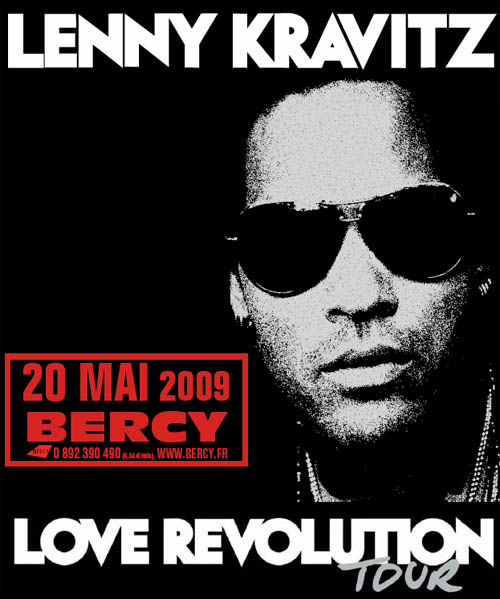 Lenny Kravitz à Bercy en 2009