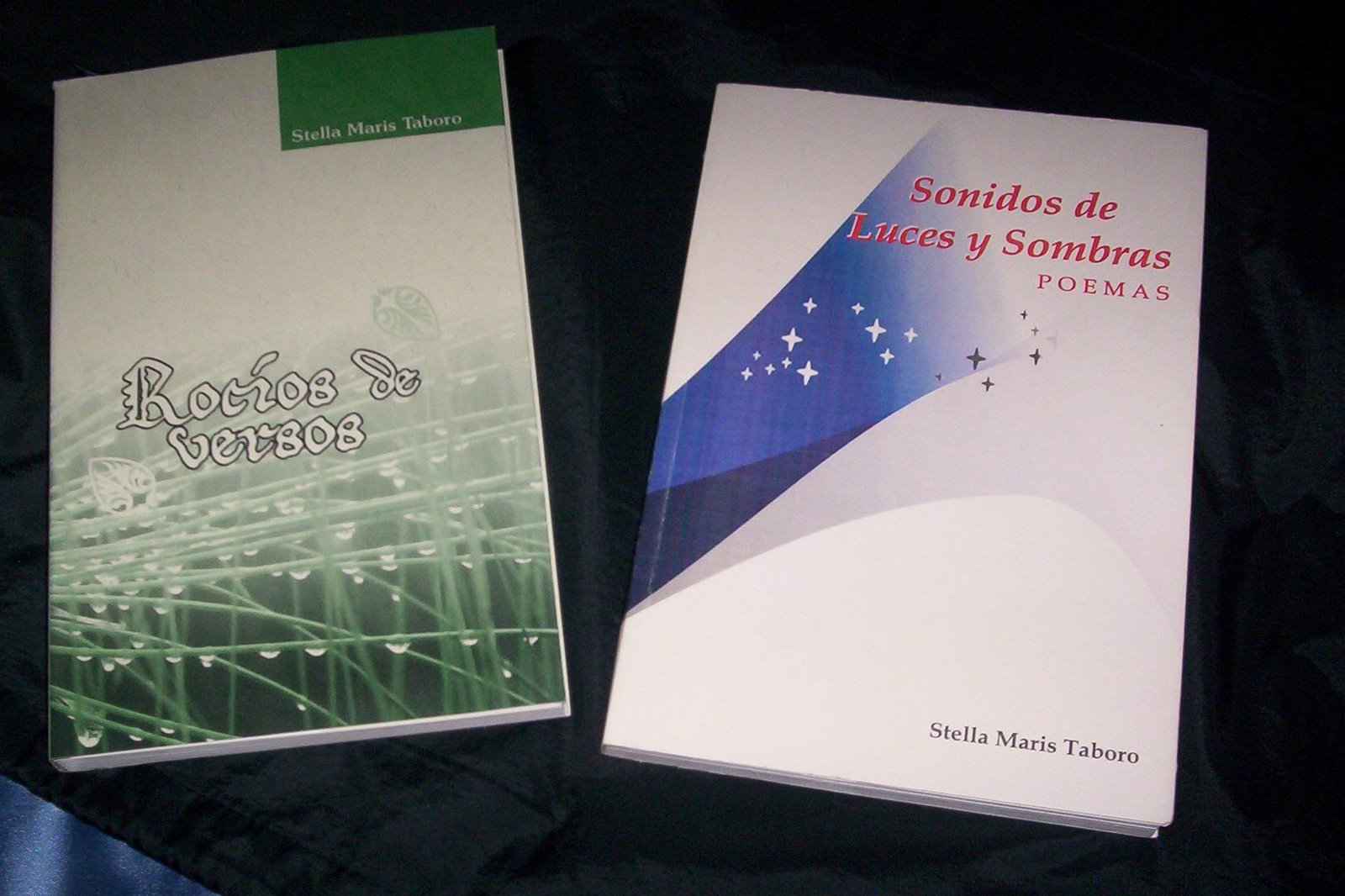 Mis dos primeros libros de poemas: SONIDOS DE LUCES Y SOMBRAS     -  ROCÍOS DE VERSOS