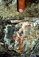Arte rupestre LAGO LACAR( Neuquen)
