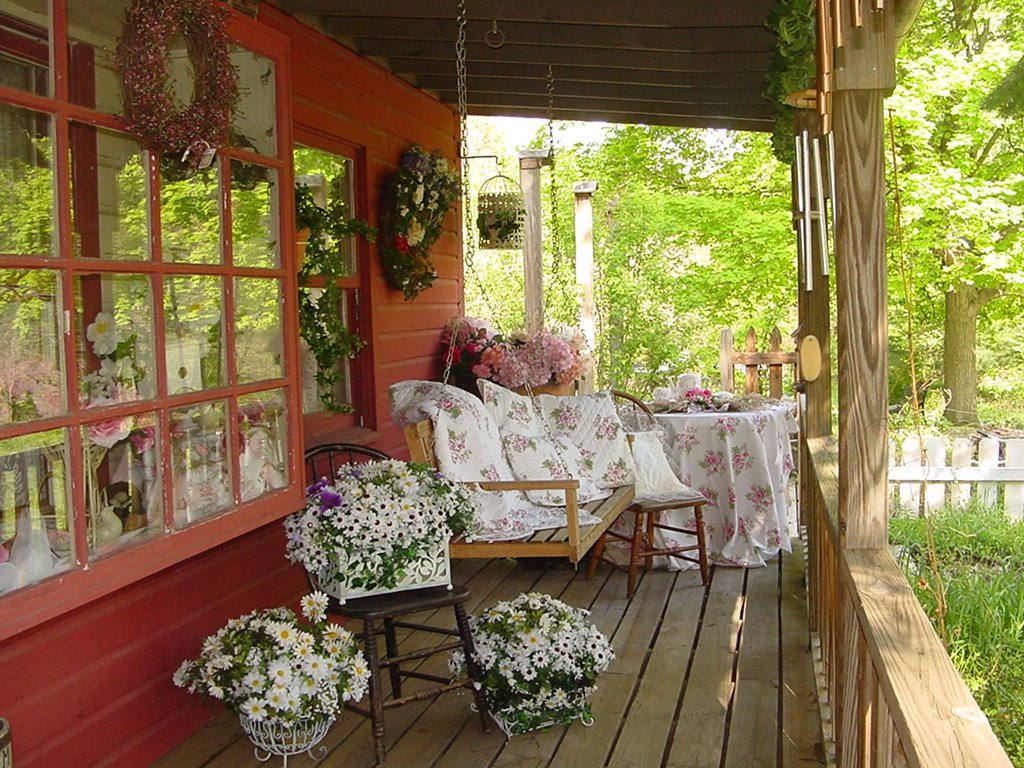 I WON!!!  Porch of the Month - May