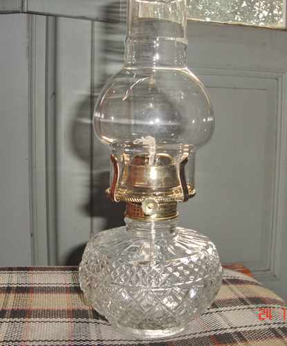par de lámparitas de cristal $850 c/u