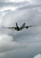 one of my snaps of planes taking off from East Midlands Airport yesterday