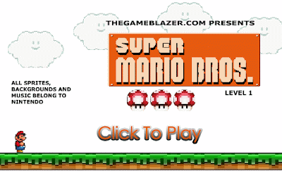 Free Online Games  Games on Free Online Super Mario Game   Super Mario Brothers Game