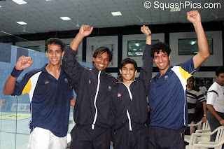 The Indian team at the Men's World Team Championships 2007