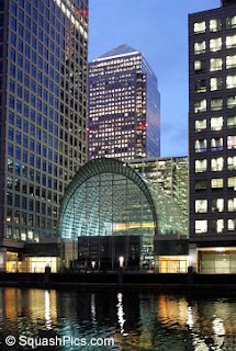The East Wintergarden venue at Canary Wharf