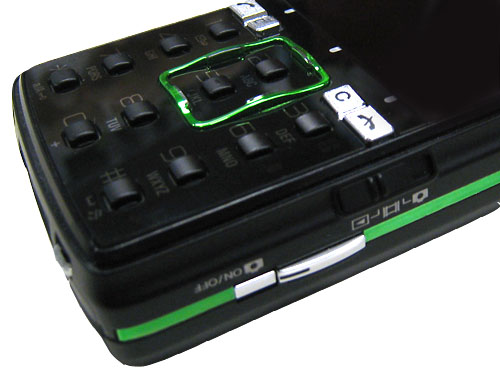 Sony Ericsson K850i - Keypad