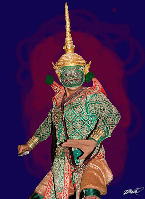 [Thai+Dancer+Green+Mask+Man+41+Full+Color+on+Blue+Background.jpg]