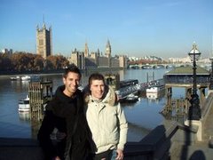Io e il mio amico Teo a Londra