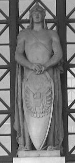 Augustus Saint Gaudens' nude centurion
