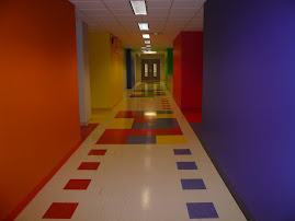 Our colourful hallway