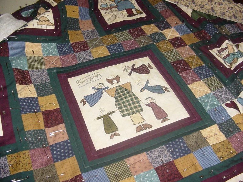 Basting and Quilting