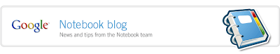 Official Google Notebook Blog