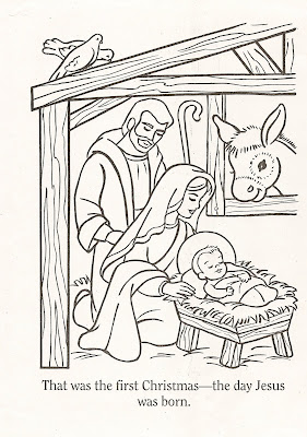 Coloring Pages on Lds Nursery Color Pages  Christmas Lesson