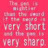 Pen v. Sword