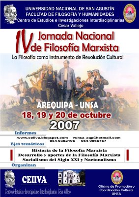 EXITOSA Y ULTIMA "Jornada Nacional d Filosof Marxista" da inicio al "I Encuentro Nacional Marxista"