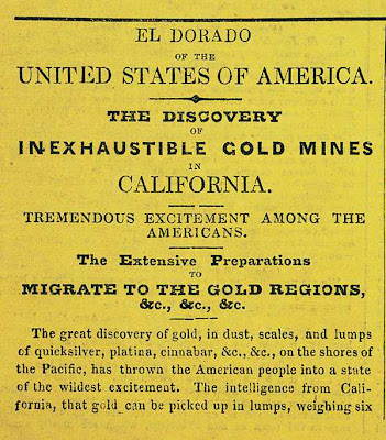 california gold rush map. california gold rush maps