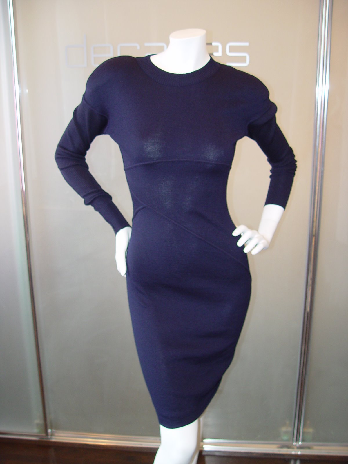 [ALAIA+midnight+navy+wool+back+zip+dress+size.JPG]