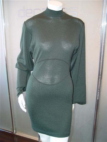 [alaia+80S+FORREST+WOOL+DRESS+WITH+BELL+SLEEVE+OVER+FITTED+SLEEVE.JPG.JPG]