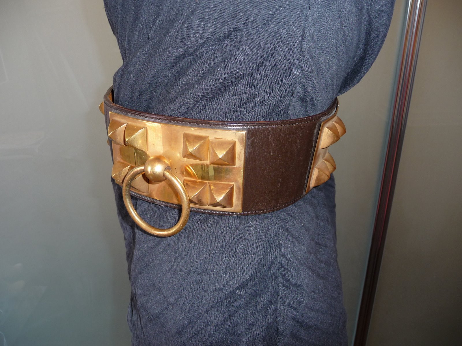 [HERMES+COLLIER+DE+CHIEN+BELT+35+INCHES+E+INCHES+THICK+C+1960S+(3).JPG]