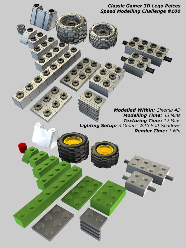 [Classic+Gamer+-+3D+Lego+Pieces+Speed+Modelling+Challenge+]