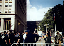 Police barrier at ground zero