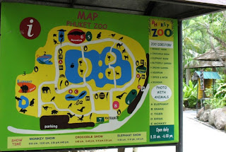 Phuket Zoo Map