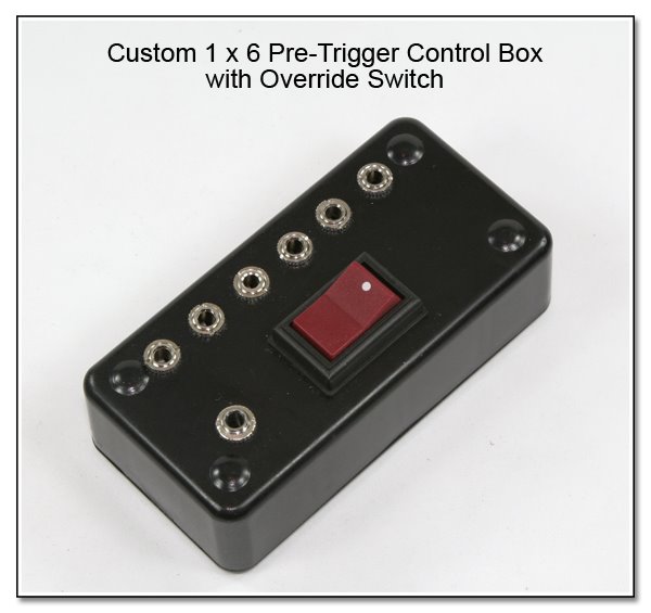 PT1020: Custom 1 x 6 Pre-Trigger Control Box with Override Switch