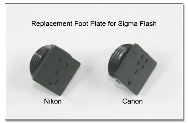 PJ1039 (AS1027A): Replacement Foot Plate for Sigma Flash Units - Nikon & Canon