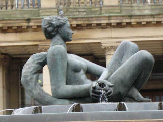 Sculpture in city centre