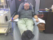 Grandpa Hancock giving platelets