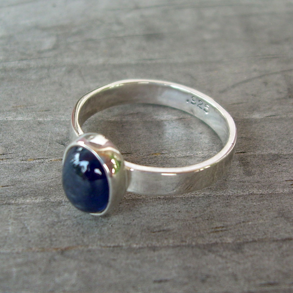 recycled sapphire ring