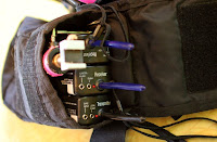 a black bag with wires and wires