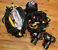 a bag with a bag full of objects