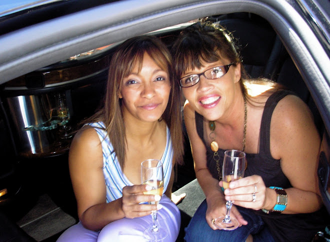 Chernetta and Dusty Limo ride to the Venetian!