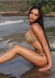Hot Indian Model in SwimSuit for Calander Photo Shoot
