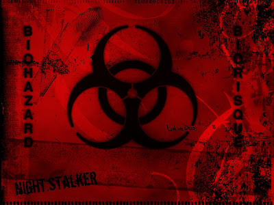Widescreen Wallpaper on Stock Wallpapers  Red Biohazard   Toxic Logo Hq Wallpaper