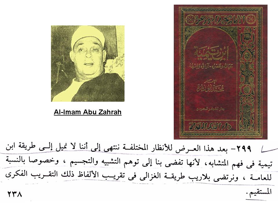 Imam Abu Zahrah: Metodologi Ibnu Taymiyyah Menyebabkan Tashbih dan Tajsim