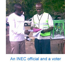 An INEC official