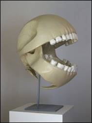 Pac-Man skull by Le Gentil Garcon