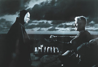 Playing chess with death, from The Seventh Seal