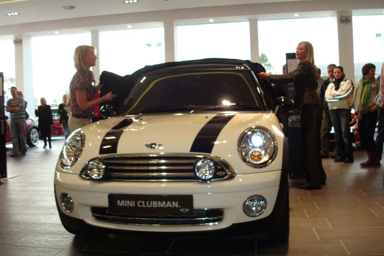 Mini Clubman being unveiled